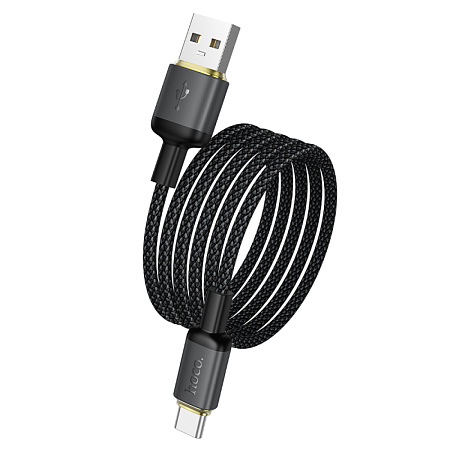 USB Кабель Type-C, HOCO, X128, 1м, черный