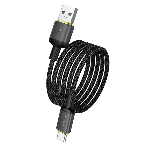 USB Кабель Type-C, HOCO, X128, 1м, черный