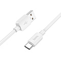 USB Кабель Type-C, HOCO, X96, 27W, 1м, белый