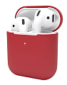 Чехол силиконовый для Airpods 1/Airpods 2 case, X-CASE, бордовый