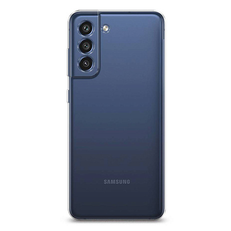 Чехол силиконовый для Samsung Galaxy S21FE, с защитой камеры, X-CASE, прозрачный
