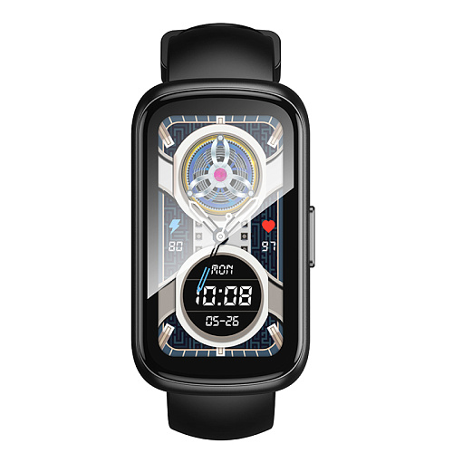 Умные часы Y25 спортивные Smart watch Hoco с поддержкой звонков, черные