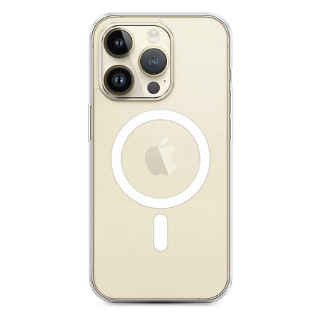 Чехол силиконовый для iPhone 13 Pro (6.1), Магнитный (MagSafe), X-CASE, прозрачный