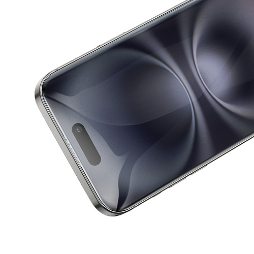 Защитное стекло для iPhone 15/16, A777, HOCO, HD, рамка черная