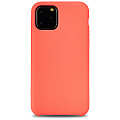 Чехол - накладка для iPhone 11, Silicon Case, коралловый