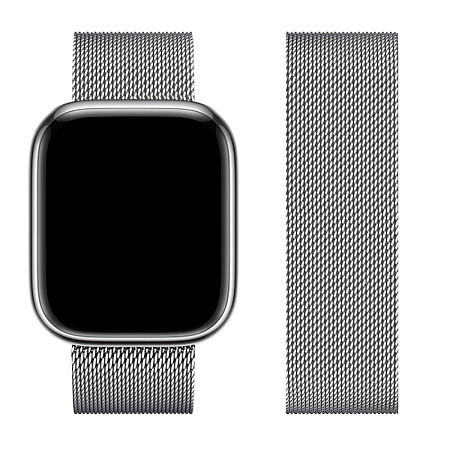 Ремешок на руку для Apple Watch 44/45/46/49 мм, HOCO, WA03, Milanese loop, серый