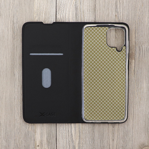 Чехол-книжка для Samsung Galaxy A22 (4G), X-CASE, боковой, черный