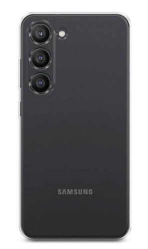 Чехол силиконовый для Samsung Galaxy S23, X-CASE, прозрачный