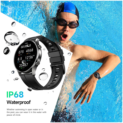 Умные часы Y7 Smart watch Hoco, черные