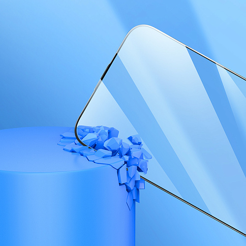 Защитное стекло для iPhone 15/16, A777, HOCO, HD, рамка черная