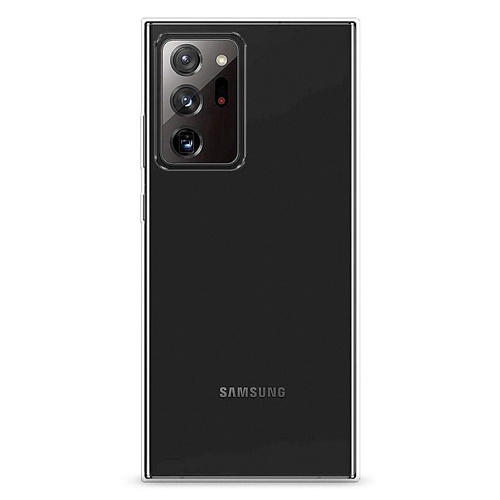 Чехол силиконовый для Samsung Galaxy Note 20 Ultra, с защитой камеры, X-CASE, прозрачный