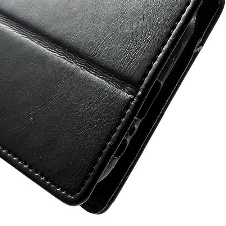 Чехол-книжка для Samsung A320F, Galaxy A3 (2017), боковой, чёрный
