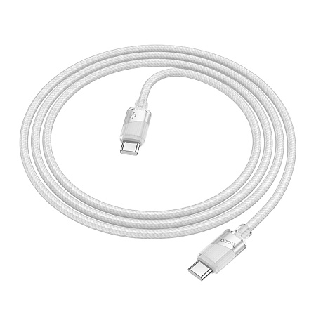Кабель Type-C на Type-C, HOCO, U132, 60W, 1.2м, серый
