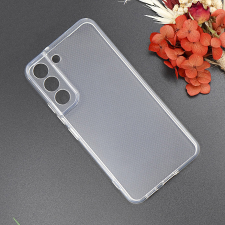 Чехол силиконовый для Samsung Galaxy S22, с защитой камеры X-CASE, прозрачный
