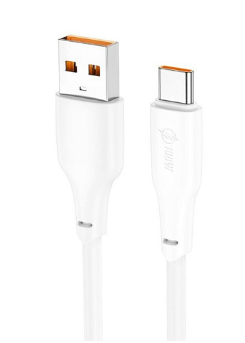 USB Кабель Type-C, HOCO, X93, 1м, 100W, белый