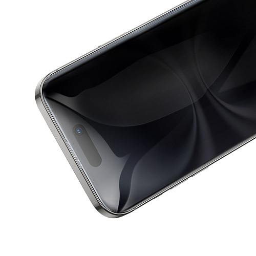 Защитное стекло для iPhone 15/16, A777 Plus, HOCO, антишпионское, черное