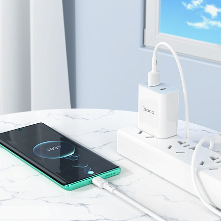 USB Кабель Type-C, HOCO, X83, 1м, белый