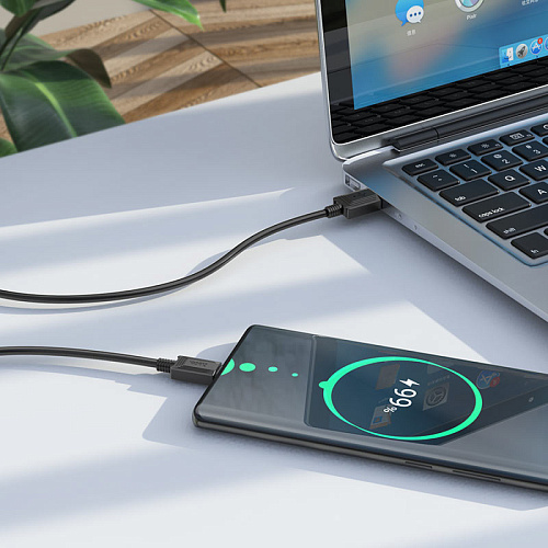 USB Кабель Type-C, HOCO, X73, 1м, черный