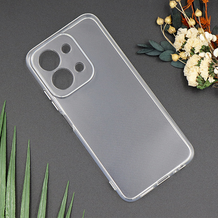 Чехол силиконовый для Xiaomi Redmi 15C (4G), c защитой камеры, X-CASE, прозрачный