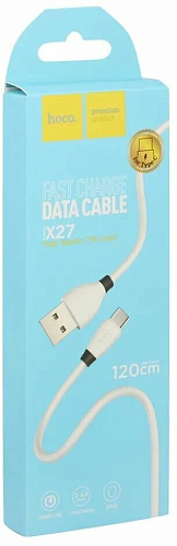 USB Кабель Type-C, HOCO, X27, 1.2m, белый