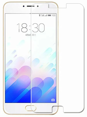 Защитное стекло на Meizu M5 Note, прозрачное, X-CASE