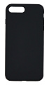 Чехол-накладка для iPhone 7 Plus/8 Plus, Silicon Case, без лого, черный