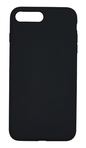 Чехол-накладка для iPhone 7 Plus/8 Plus, Silicon Case, без лого, черный