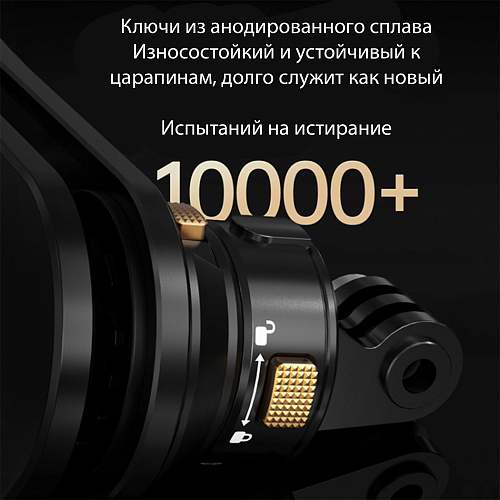 Магнитное быстроразъемное крепление на ремень(лямку) рюкзака для GoPro и других экшн камер, PULUZ, черный