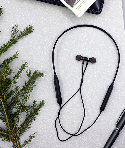 Беспроводные наушники Mosidun R17, спортивные, вакуумные, черные