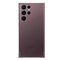 Чехол силиконовый для Samsung Galaxy S24 Ultra, усиленные края, с защитой камеры, X-CASE, прозрачный