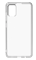 Чехол силиконовый для Samsung Galaxy A31, X-CASE, прозрачный