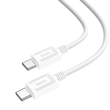 Кабель Type-C на Type-C, HOCO, X73, 1м, 60W, белый