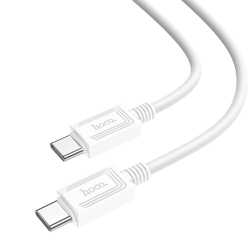 Кабель Type-C на Type-C, HOCO, X73, 1м, 60W, белый