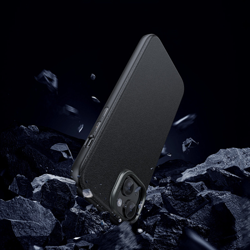 Чехол для iPhone 15, TPU+PU, Магнитный (MagSafe), AS8, HOCO, черный