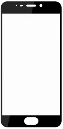 Защитное стекло на Meizu M3 Max, 3D , черный, X-CASE