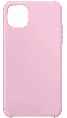 Чехол - накладка для iPhone 12 Pro Max, Silicon Case, бледно-розовый