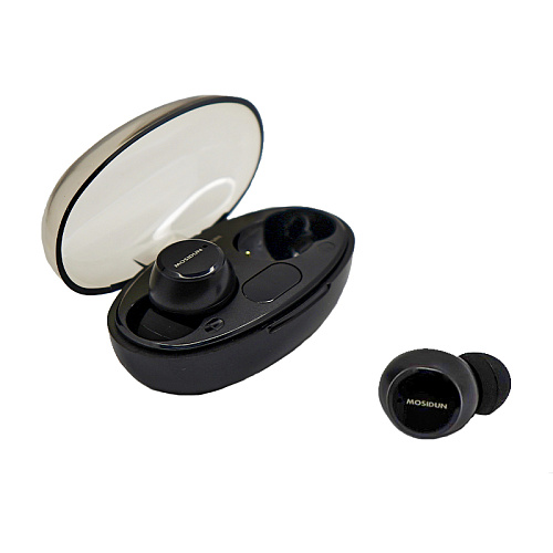Беспроводные наушники Mosidun T62, вакуумные, капельки, черный