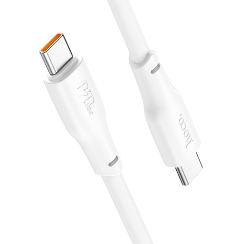 Кабель Type-C на Type-C, HOCO, X93, 1м, 240W, белый