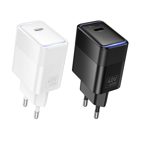 Сетевое зарядное устройство, 1 PD 40W (CS113A), HOCO, белый