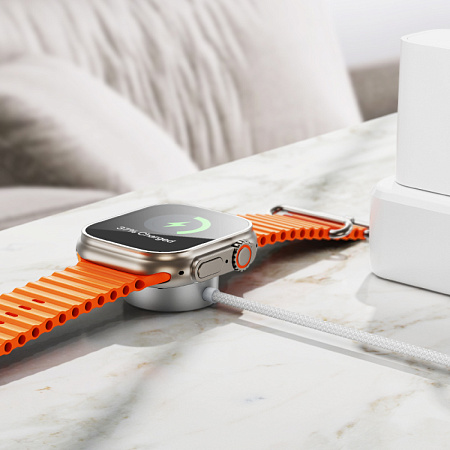 Беспроводное зарядное устройство, CW59, HOCO, для iWatch 1-10, SE/SE2, Ultra/Ultra2 и Samsung Watch 1-7 Generation/Ultra