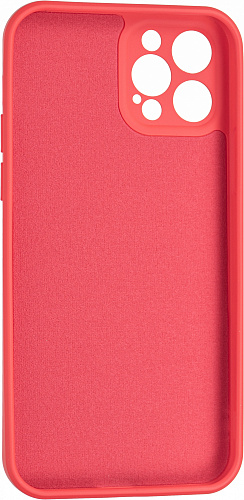 Чехол силиконовый для iPhone 12 Pro (6.1), good quality, с защитой камеры, X-CASE, красный