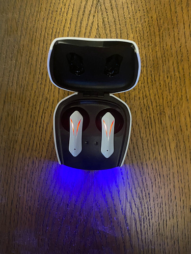 Беспроводные наушники T-33, Game+sports, белые