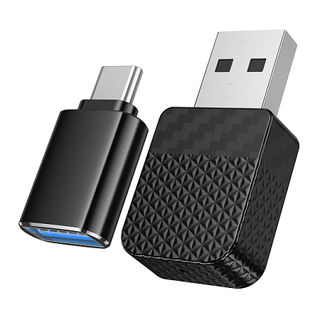 Беспроводной адаптер CarPlay (Wi-Fi) USB-A, HU3, HOCO, черный