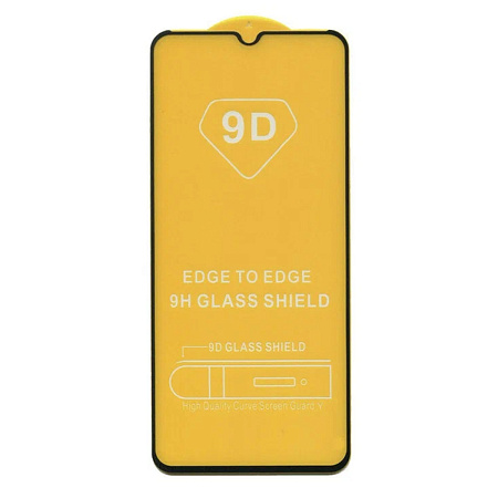 Защитное стекло на Huawei Nova Y70/Y70 Plus, 9D, черный, X-CASE