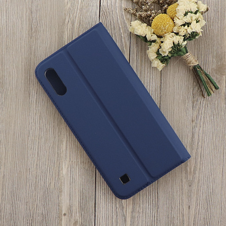Чехол-книжка для Samsung Galaxy A10/M10, X-CASE, боковой, синий