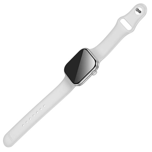Умные часы Y30 спортивные Smart watch Hoco с поддержкой звонков, серебро