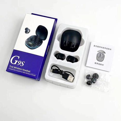 Беспроводные наушники G9S Game, вакуумные черные