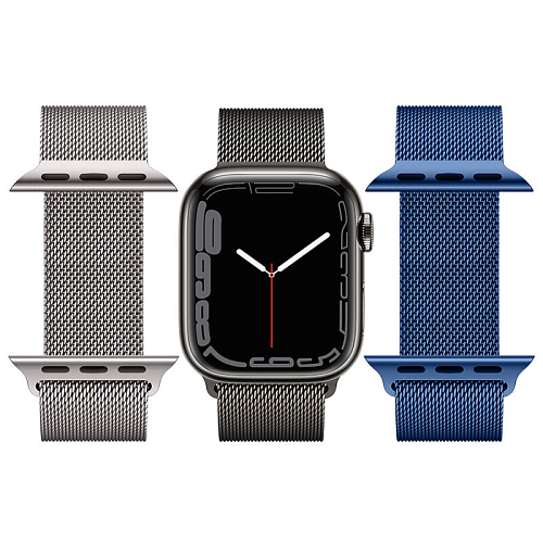 Ремешок на руку для Apple Watch 44/45/46/49 мм, HOCO, WA03, Milanese loop, серый