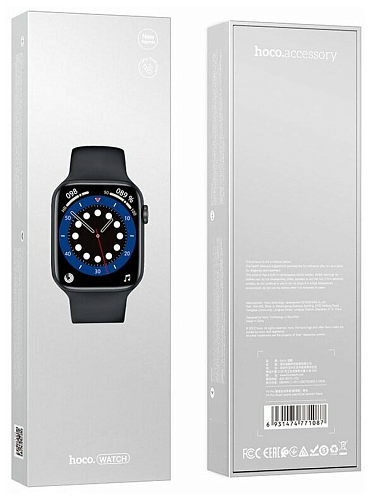 Умные часы Y5 Smart watch Hoco, черные