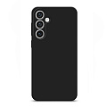 Чехол силиконовый для Samsung Galaxy S23FE, с микрофиброй внутри, с защитой камеры, X-CASE, черный